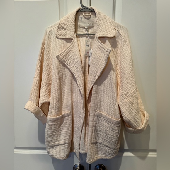 NWT Pilcro Gauze Open-Front Shirt - Picture 5 of 7